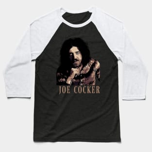 Joe cocker // Tribute Baseball T-Shirt